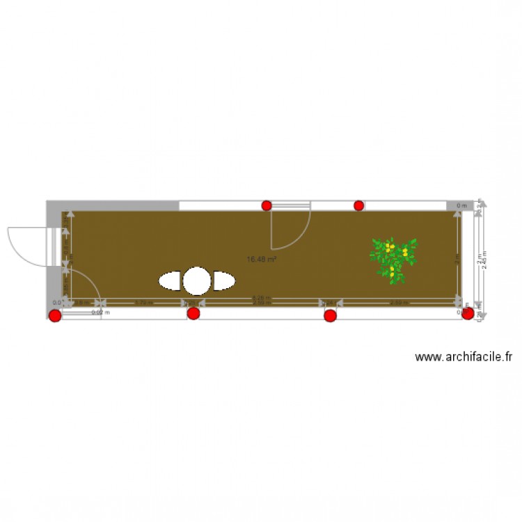 projet Denis. Plan de 0 pièce et 0 m2