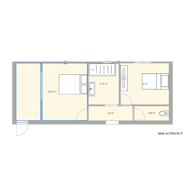 Modifications terrasse Plan 2. Plan de 0 pièce et 0 m2