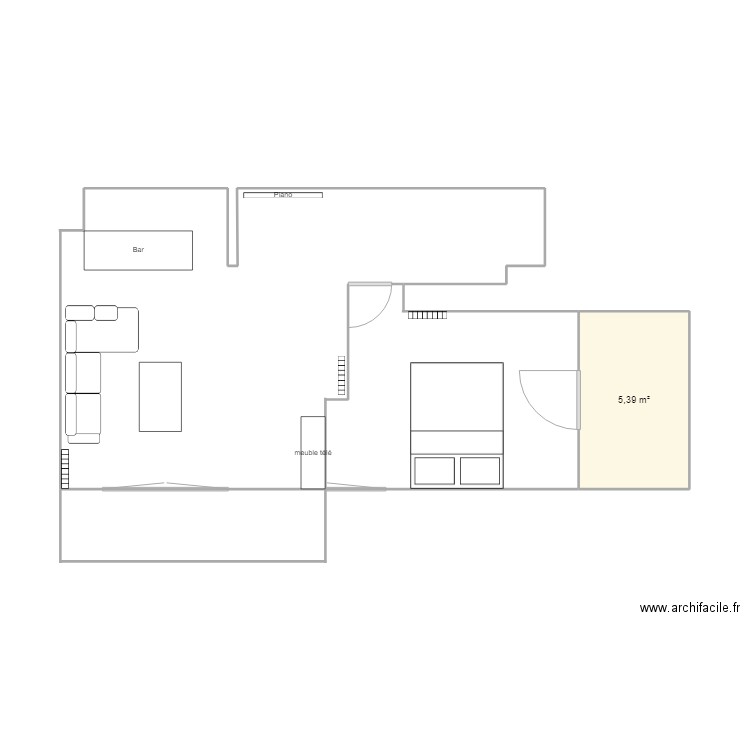 new appart. Plan de 0 pièce et 0 m2