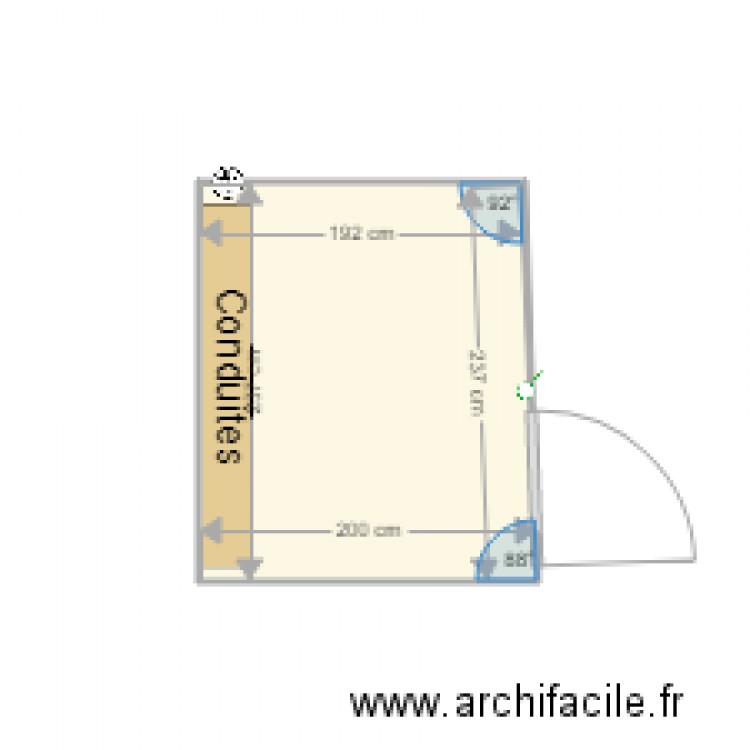 Vestiaire F rampe 27SG. Plan de 0 pièce et 0 m2