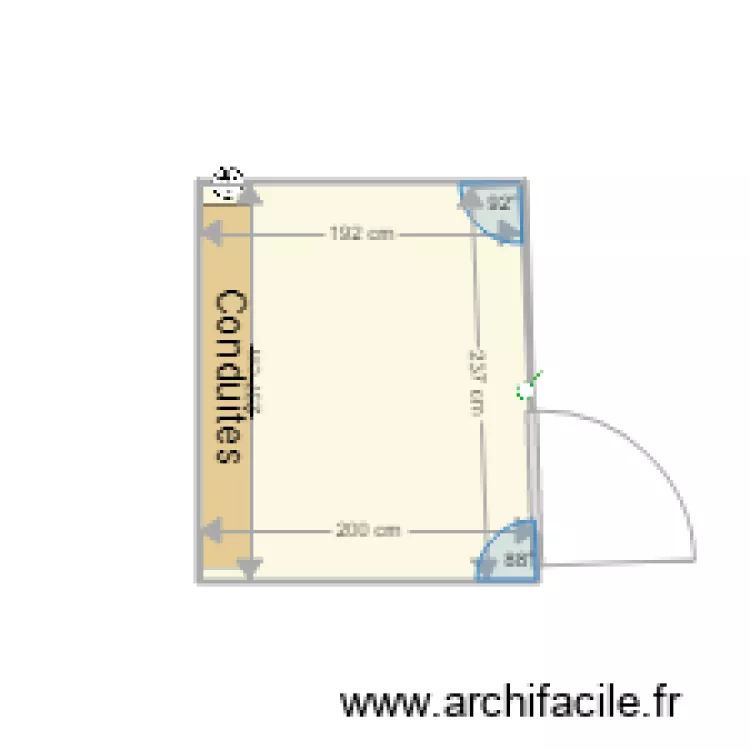 Vestiaire F rampe 27SG. Plan de Vestiaire F rampe 27SG. Plan de