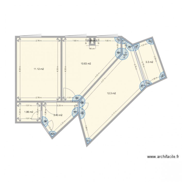 Ordener plan initial. Plan de 0 pièce et 0 m2