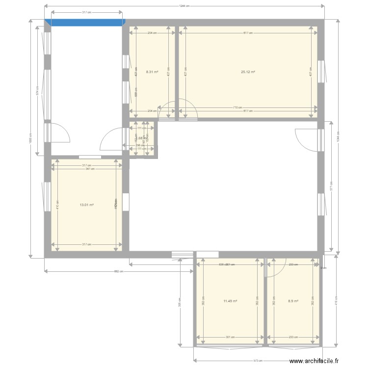 Pessac 1. Plan de 0 pièce et 0 m2