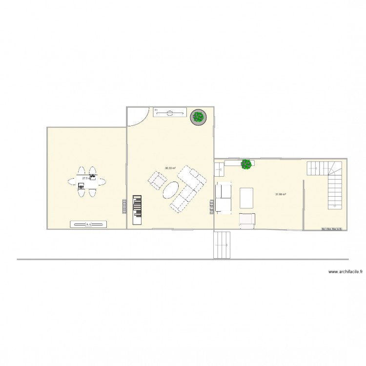 Hall 1. Plan de 0 pièce et 0 m2