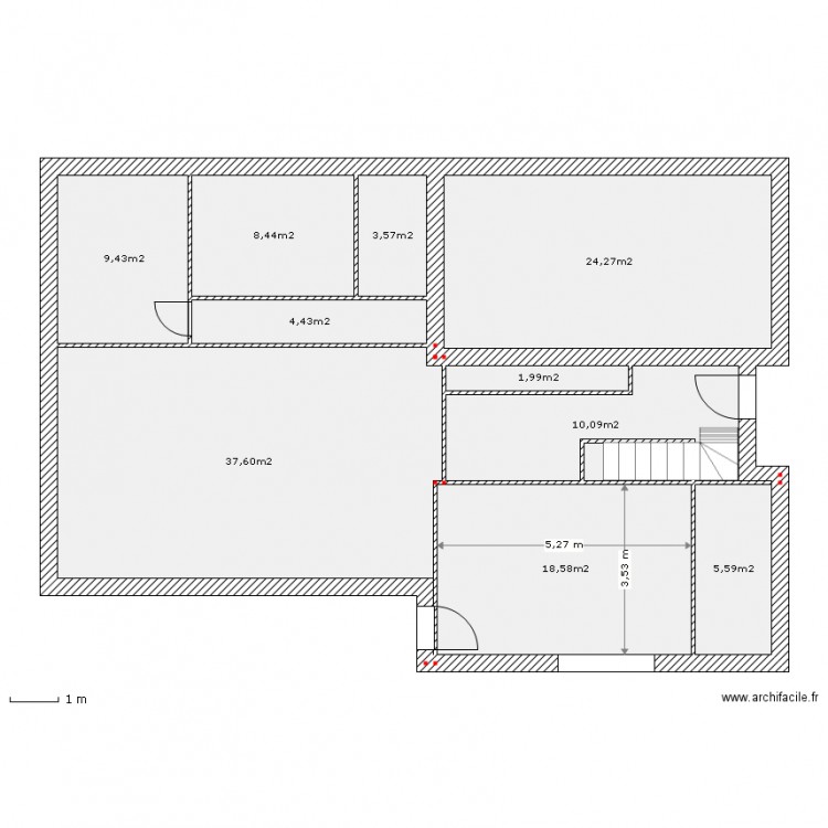 Plan. Plan de 0 pièce et 0 m2