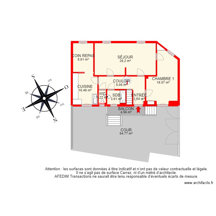 BI 15877 - . Plan de 33 pièces et 403 m2