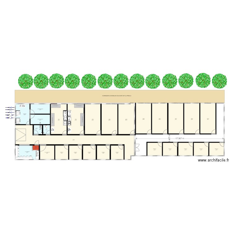 perrin de la touche. Plan de 0 pièce et 0 m2