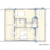 plan etage renovation grange1