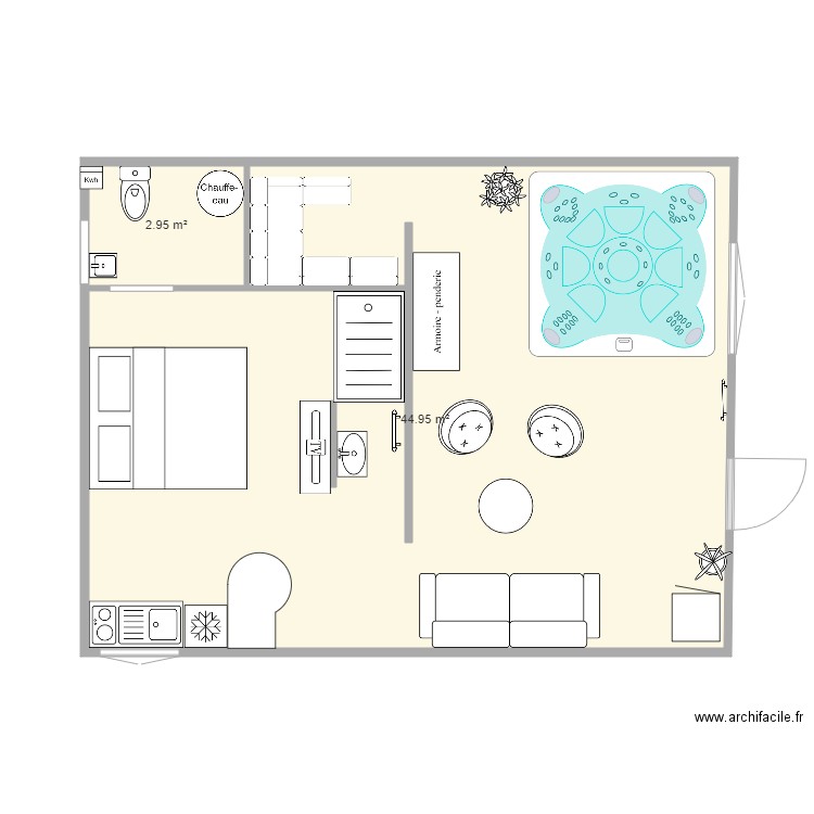 love room 2. Plan de 0 pièce et 0 m2