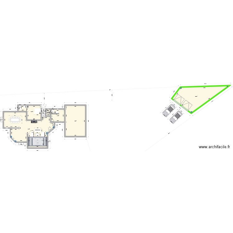 PSenlis Contemp V0.1. Plan de 6 pièces et 259 m2