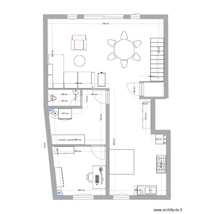 amenagement 1er nouveau1. Plan de 0 pièce et 0 m2