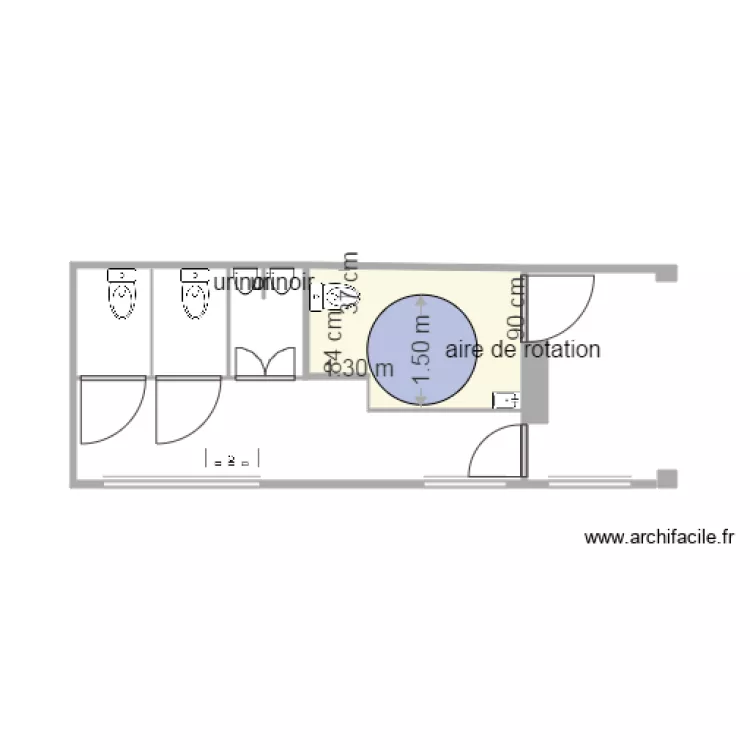 sanitaire garderie projet. Plan de sanitaire garderie projet. Plan de