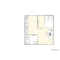 50m2 - 2 chambres