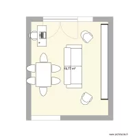 Am&eacute;nagement Salon 20m2