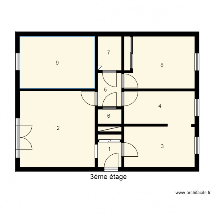 174296 PERSONNETTAZ. Plan de 0 pièce et 0 m2