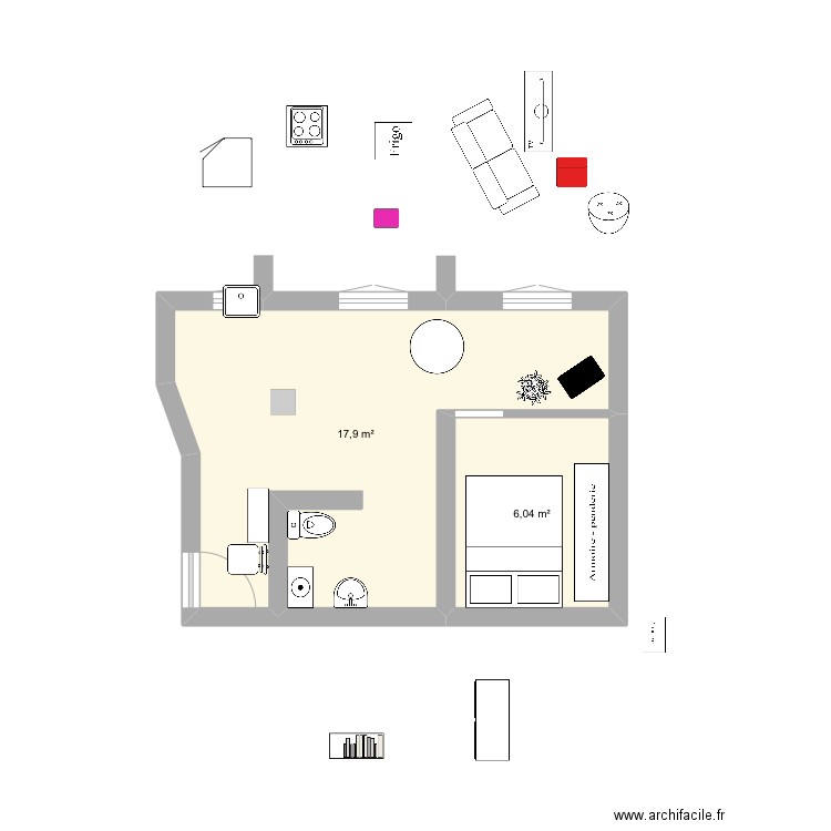 Appart 06/06. Plan de 0 pièce et 0 m2