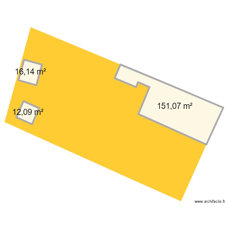 Esperance. Plan de 3 pièces et 179 m2