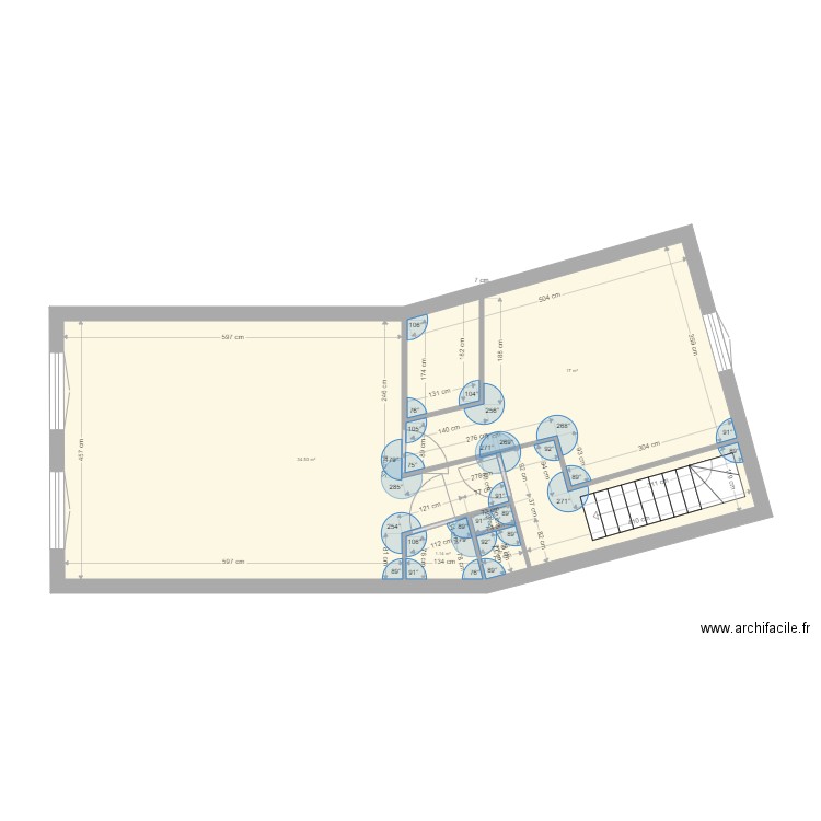 2ème étage. Plan de 0 pièce et 0 m2