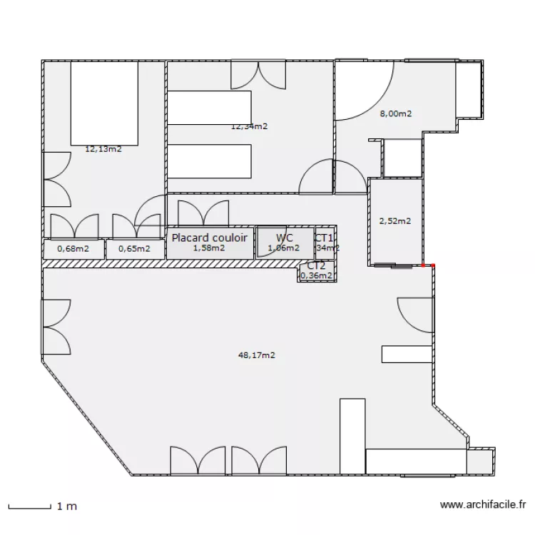 Aix en provence. Plan de 