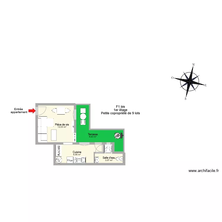 GUENIN Nancy. Plan de 