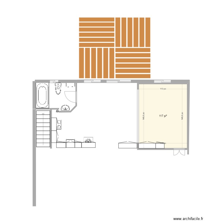 475 haut. Plan de 0 pièce et 0 m2