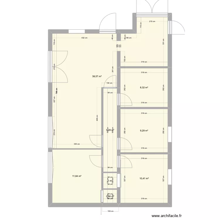 plan maisonette calade. Plan de 