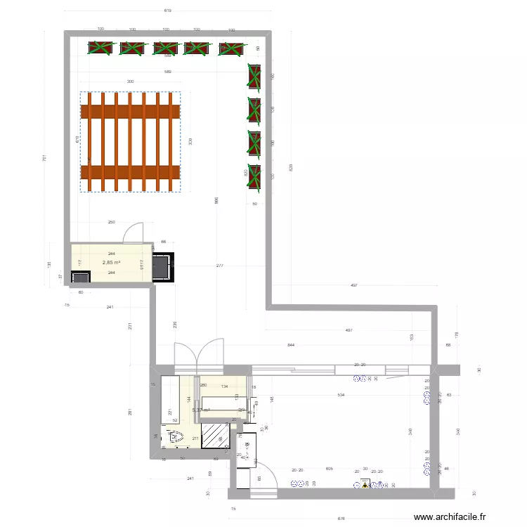 9 passage Vallet. Plan de 