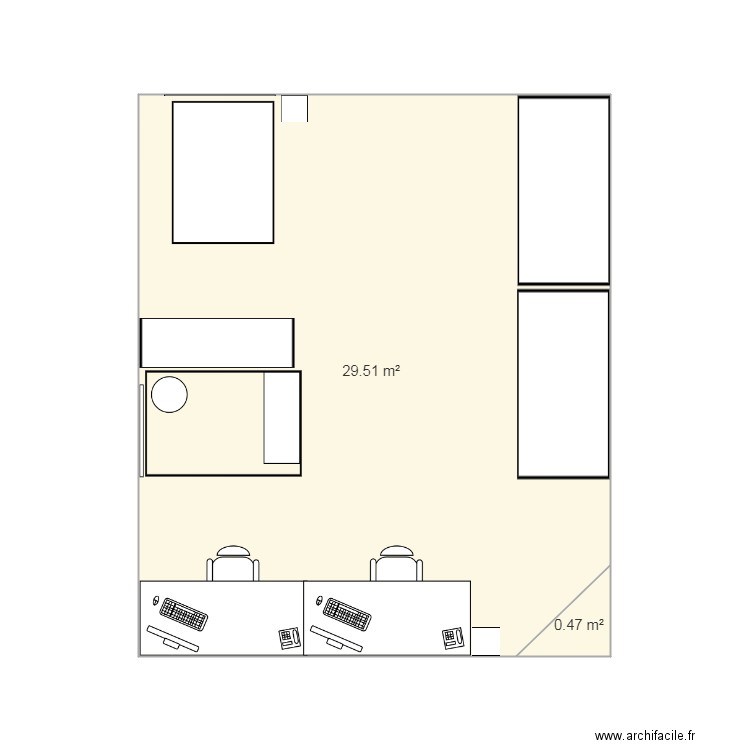 chambre maellys. Plan de 0 pièce et 0 m2