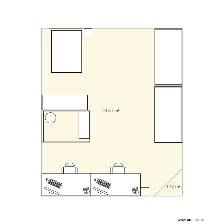 chambre maellys. Plan de 0 pièce et 0 m2