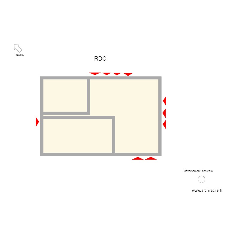 PEROT RDC. Plan de 0 pièce et 0 m2