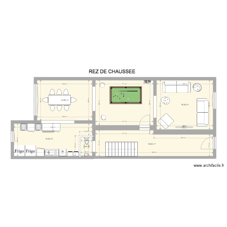 Collège 162 Rez de Chaussée V1. Plan de 0 pièce et 0 m2