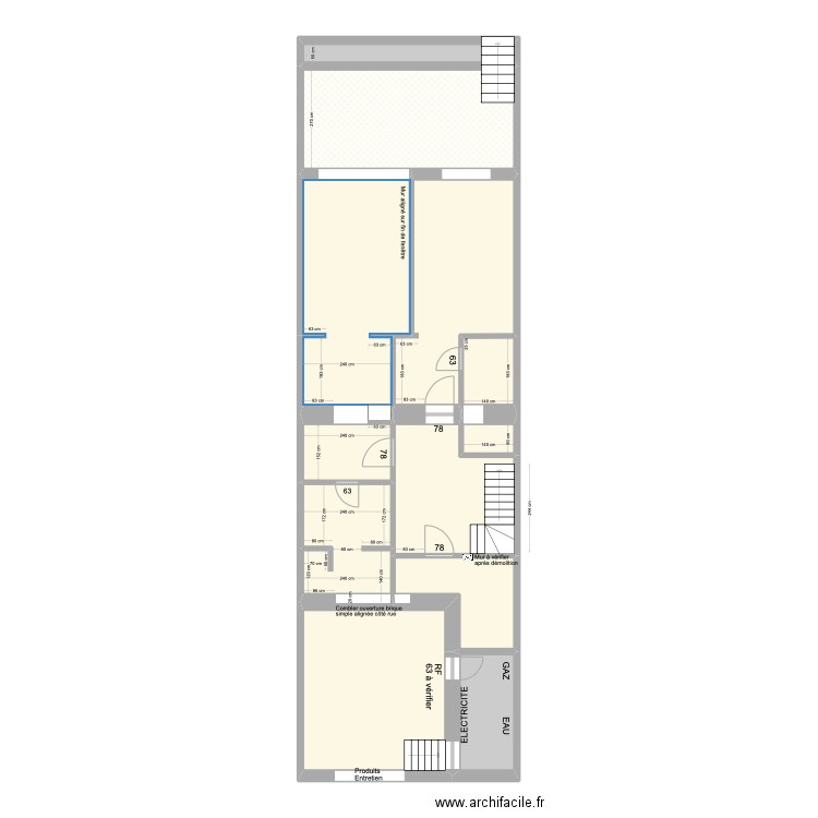 Banning 21 Rez Jardin PORTES. Plan de 0 pièce et 0 m2
