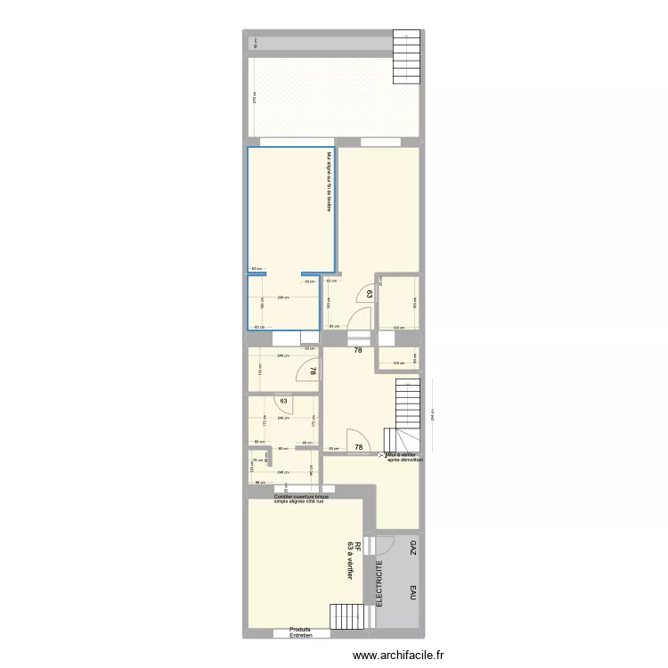 Banning 21 Rez Jardin PORTES. Plan de 0 pièce et 0 m2