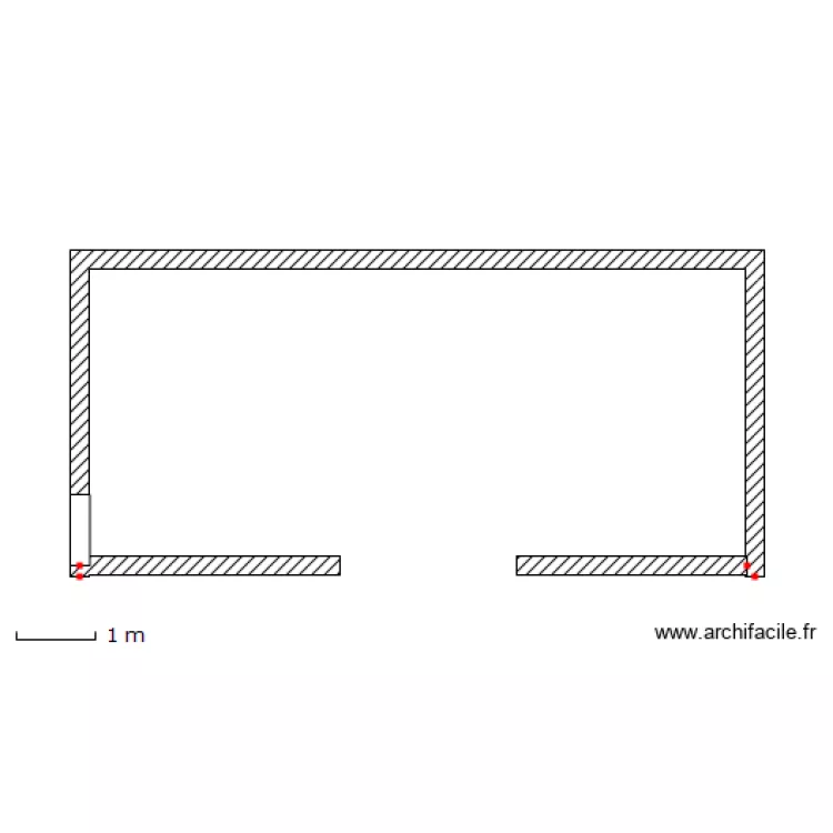 Abri jardin. Plan de 