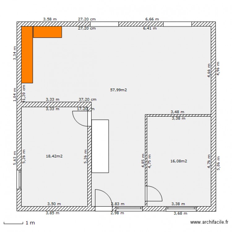 mxeville option2. Plan de 0 pièce et 0 m2