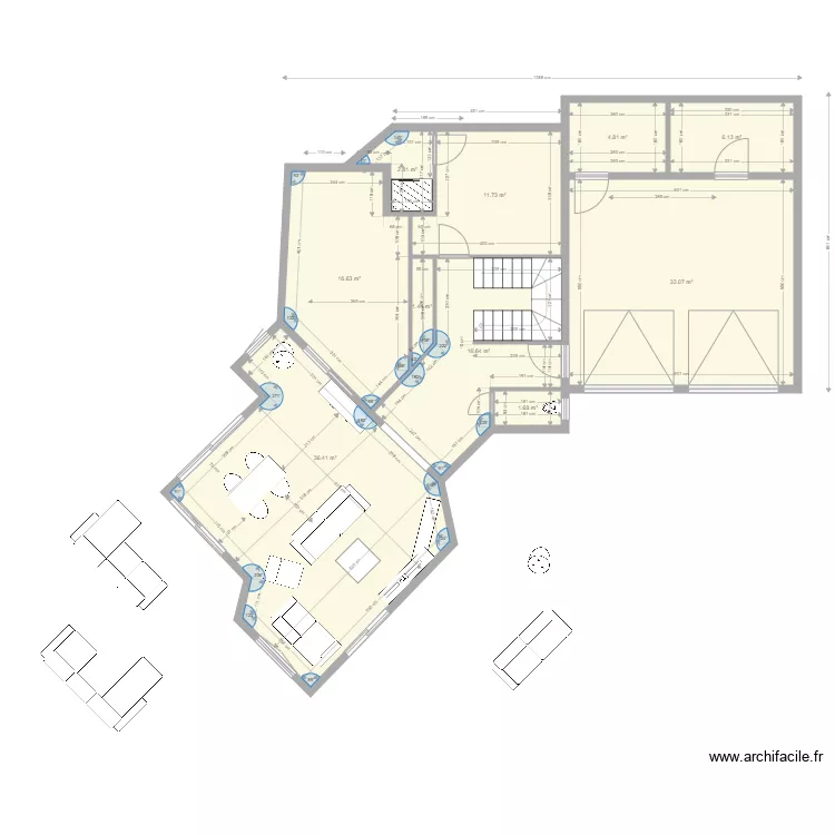 Lucinges v1. Plan de 
