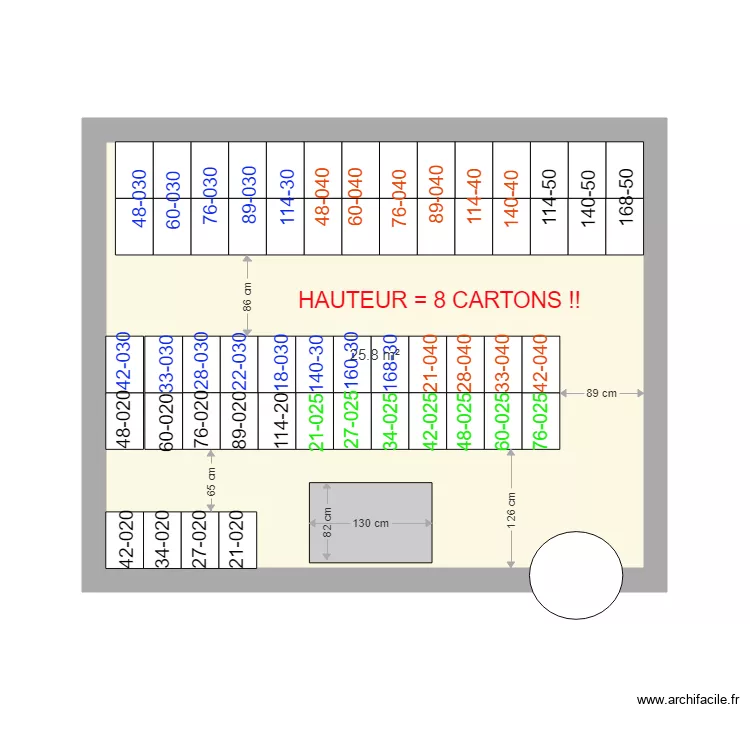 PLATEFORME PIR. Plan de 