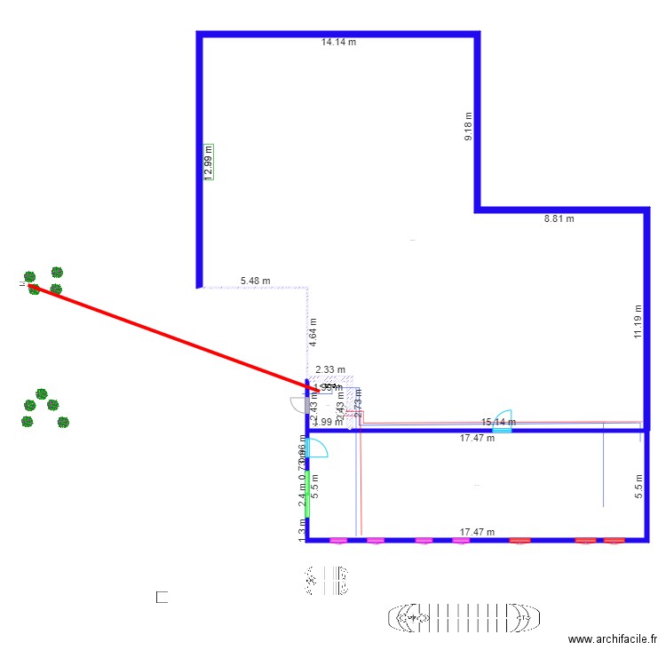 reseau electricite. Plan de 0 pièce et 0 m2