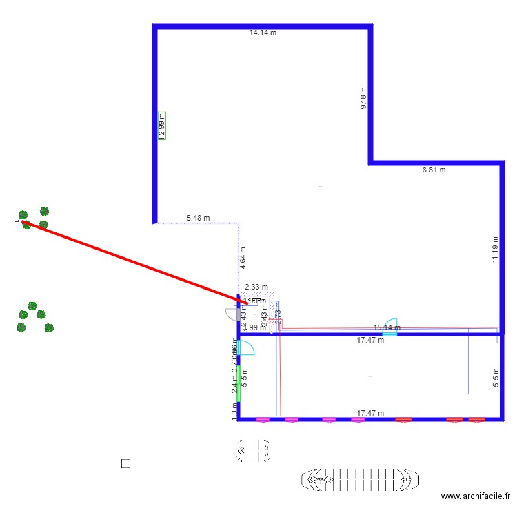 reseau electricite. Plan de 0 pièce et 0 m2