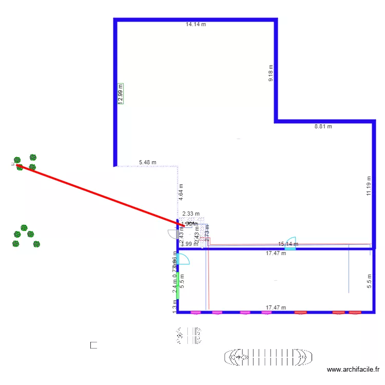 reseau electricite. Plan de 