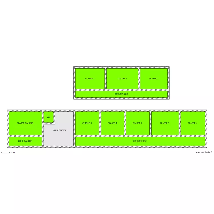 ALLONDIERES PRIMAIRE. Plan de 