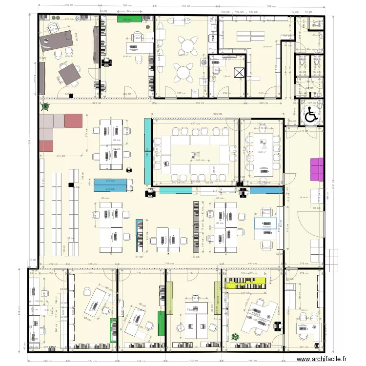 awans modif 7 avec asbl x2 pi&egrave;ces. Plan de 