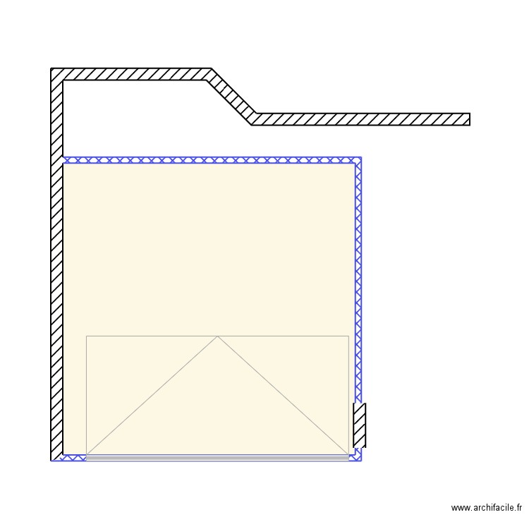 PLAN M SAUQUES. Plan de 1 pièce et 24 m2