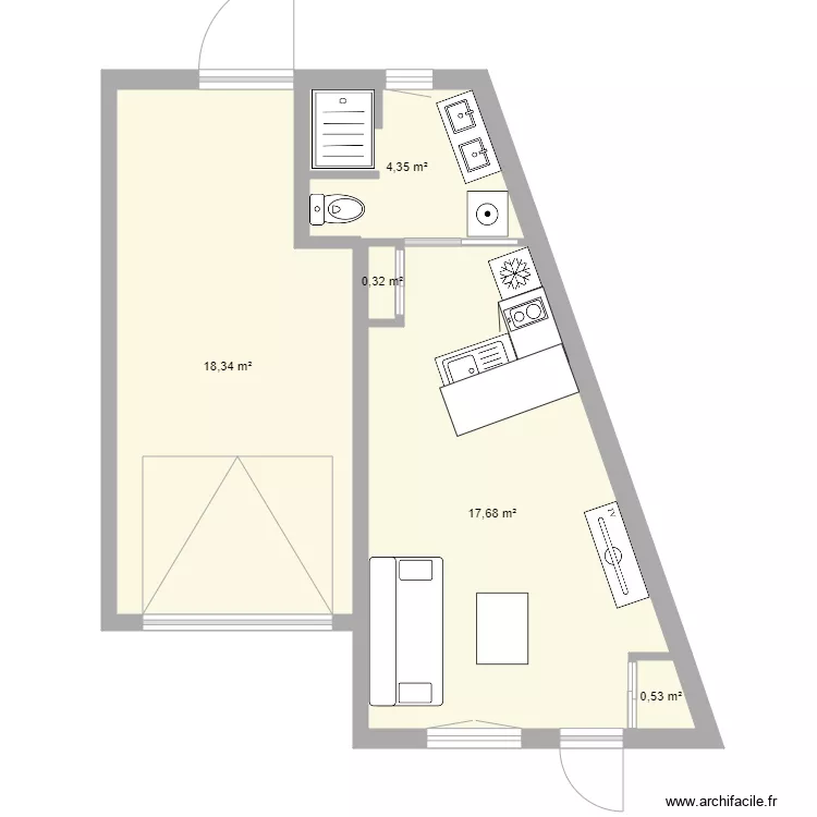 maxence studio. Plan de maxence studio. Plan de