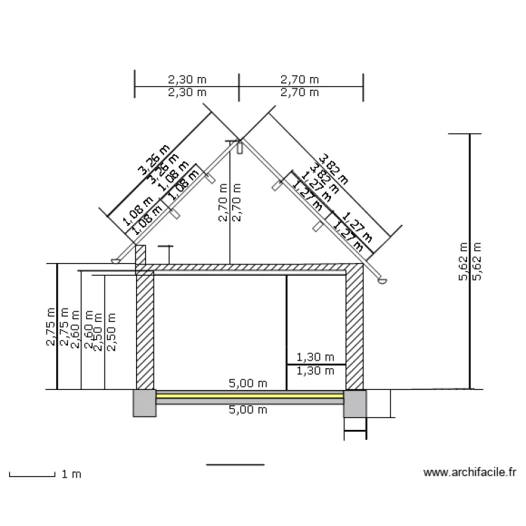 COUPE AGRANDISSEMENT. Plan de COUPE AGRANDISSEMENT. Plan de