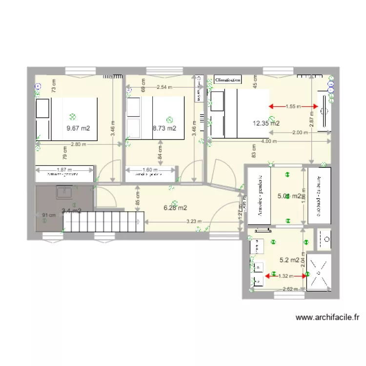 Plan de masse projet Pene escalier. Plan de Plan de masse projet Pene escalier. Plan de