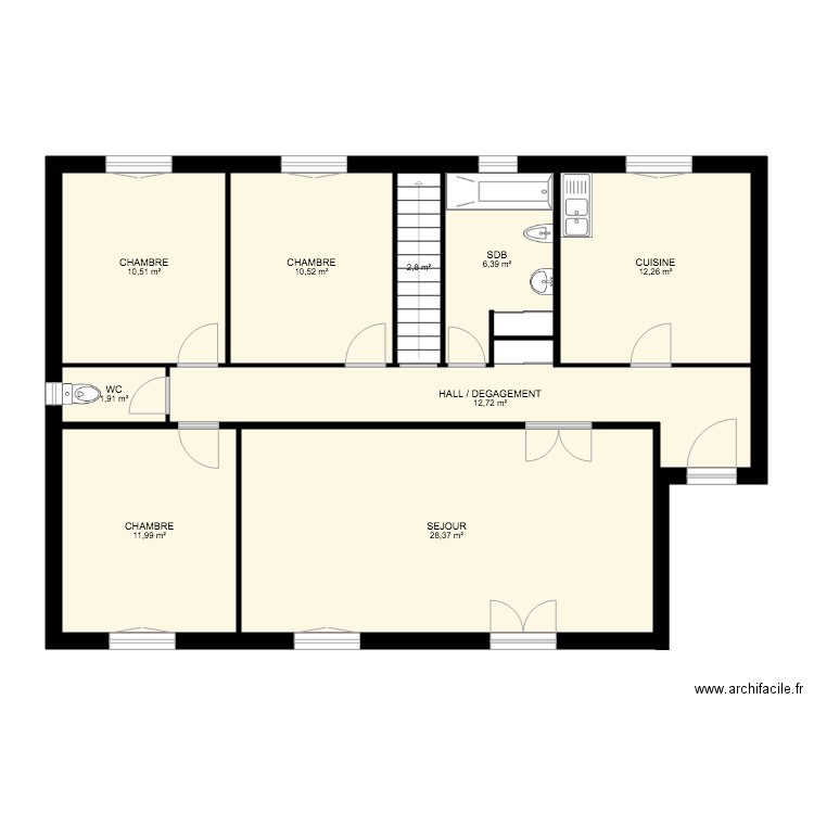 FONTAINES. Plan de 0 pièce et 0 m2