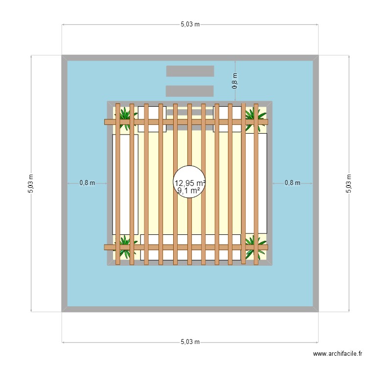 SALON EXTERIEUR. Plan de 0 pièce et 0 m2