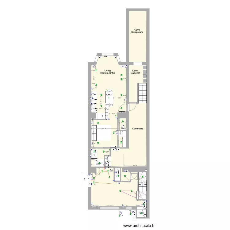 Marie Jos&eacute; Rez jardin Studio 2e permis. Plan de 0 pièce et 0 m2