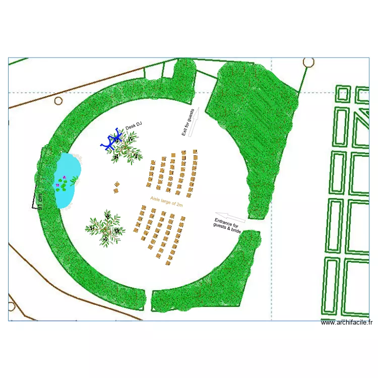 Ceremony L&P - plan B . Plan de 